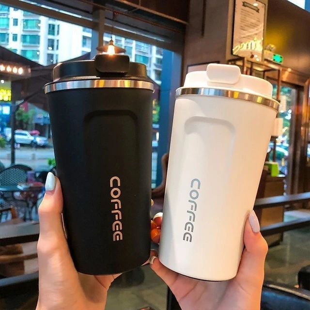 380/510ML Travel Stainless Steel Coffee Cup Thermal Mug Leak-Proof Thermos Bottle Tea Coffee Mug Vacuum Flask Insulated Cups Hot 3
