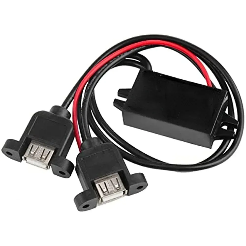 마이크로 미니 USB 스텝 다운 전압 전원 공급 장치 출력 어댑터, 저열 자동 보호 DC DC 자동차 전력 변환기, 15W, 12V 5V 3A