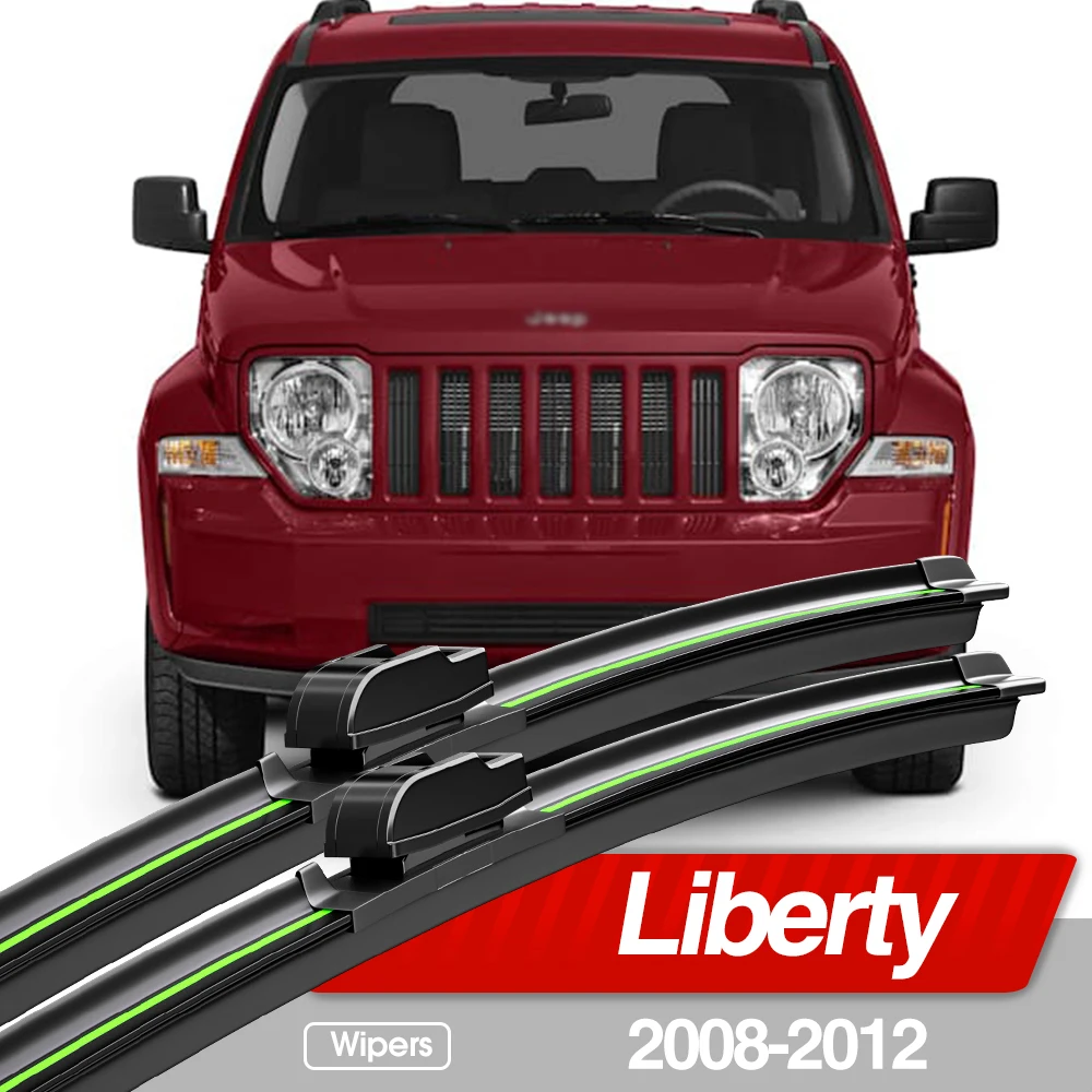 ForJeepLibertyKK20082012FrontWindshieldWiperBlades2pcs