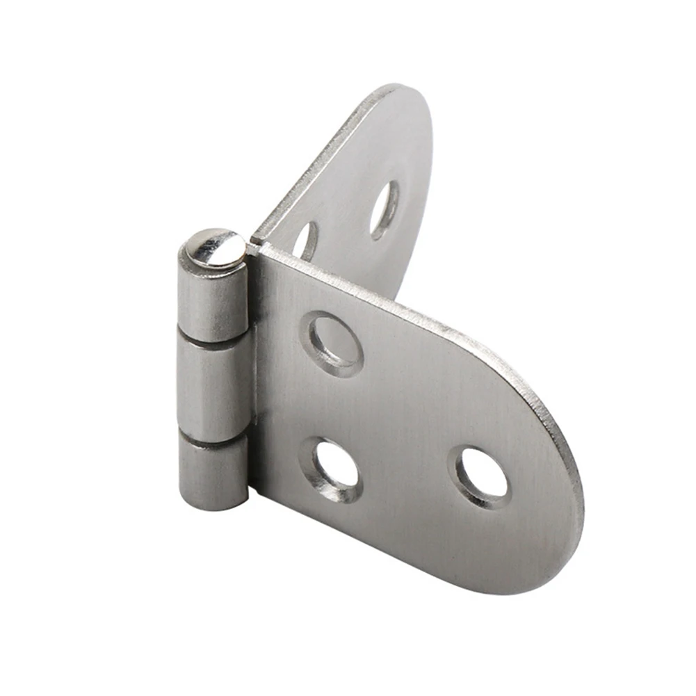 Cabinet Door Hinges Stainless Steel 180&deg; Folding Flap Self-supporting For Cabinet Drawer Jewelry Gifts