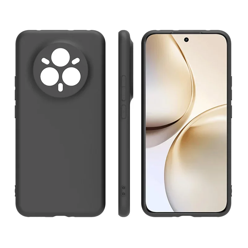 Matte Soft Silicone Back Cover for Smartphone Protective Case