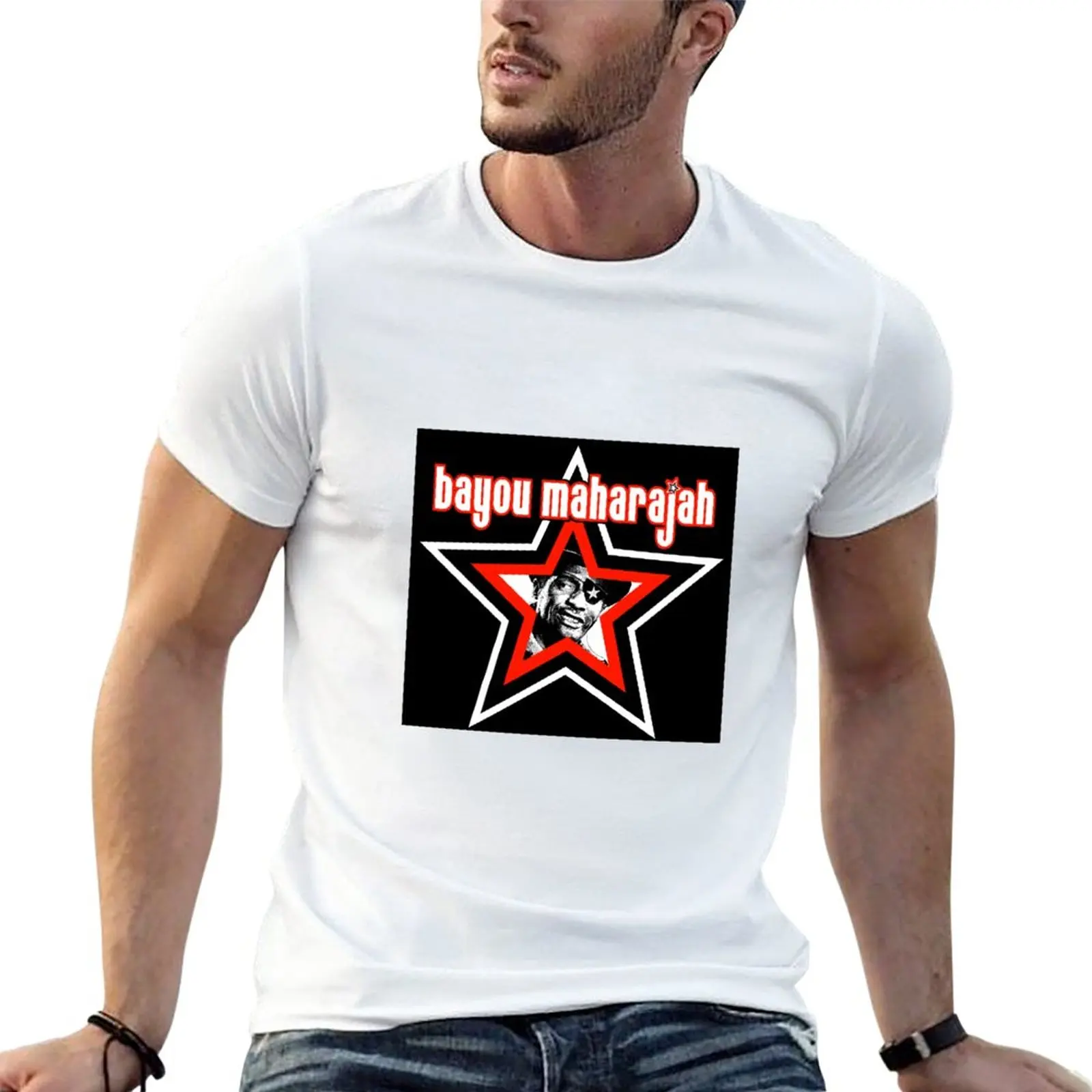

Новая футболка Booker - Star - Bayou Maharajah, новинка, футболка для мальчиков, футболки для мужчин
