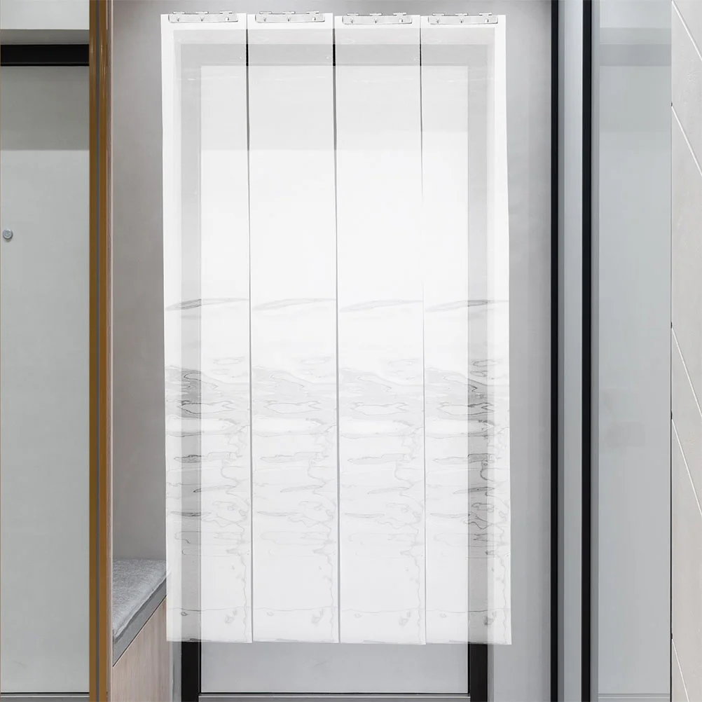 Household Entry Soft Door Curtain Stainless Steel Plastic Replacement Strip Curtains
