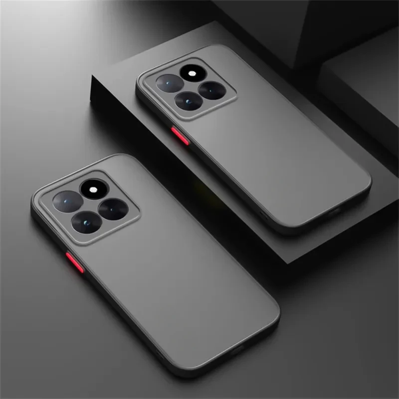 Shockproof Armor Bumper Case - Matte Phone Cover Coque Capas