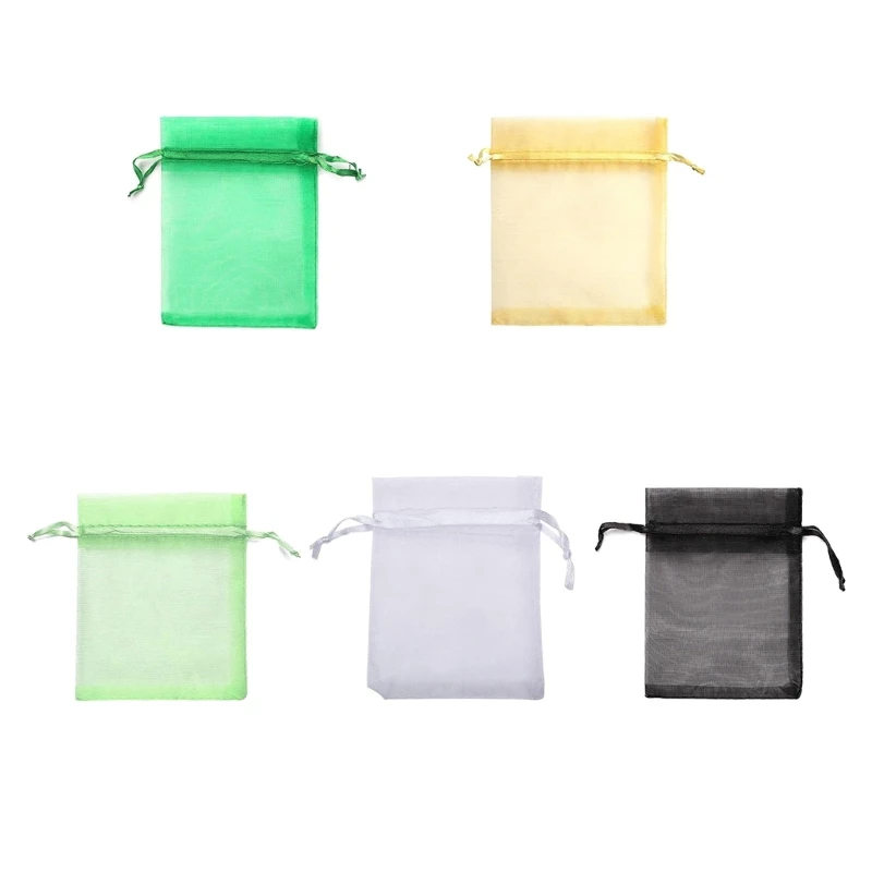 

Fruit Protections Bags Vegetable Protections Bags Fruit Netting Bags with Drawstring Fruit Tree Fruit Cover Bags 100 Pcs
