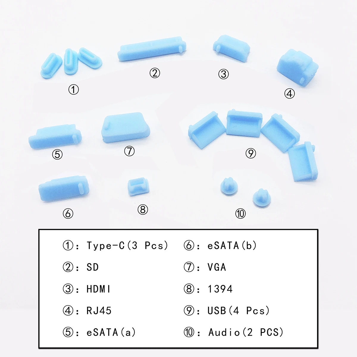 Silicone Dustproof Cap for USB Ports - Universal Dust Plug for Laptops and PCs