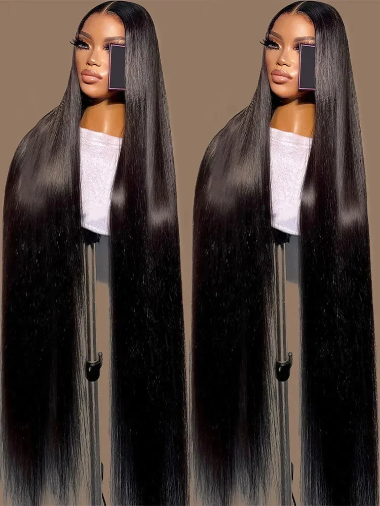 

13x6 Straight HD Transparent 13x4 Front Brazilian Glueless Human Hair Ready To Wear Lace Frontal Wig Wigs For Women