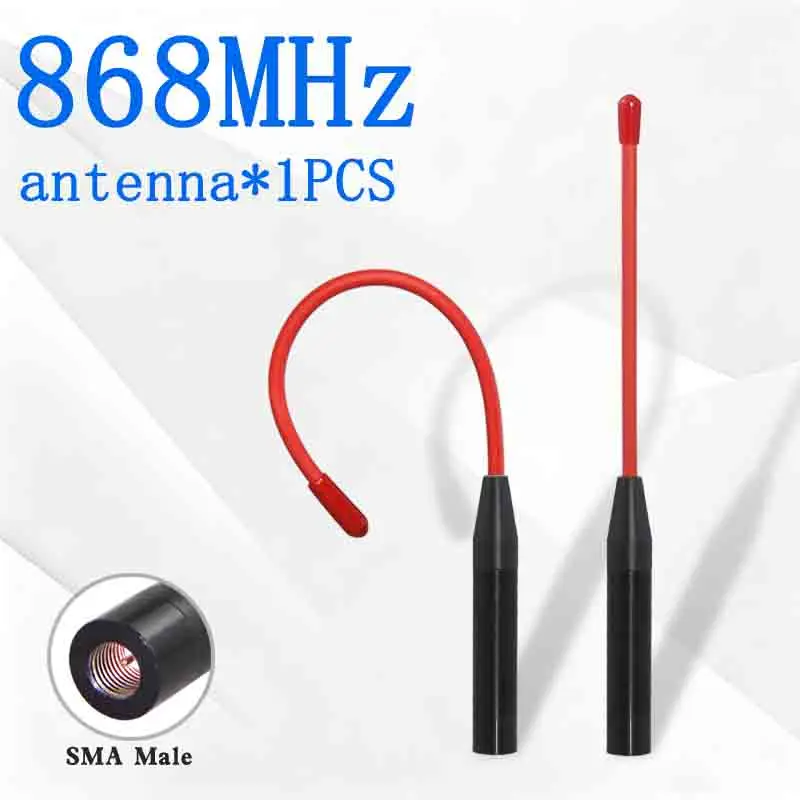 LoRa 868MHz 915MHz 소프트 안테나 (Meshtastic Heltec V3 & V4 ESP 32 장거리용) SMA Male 옴니 안테나 (다양한 색상)
