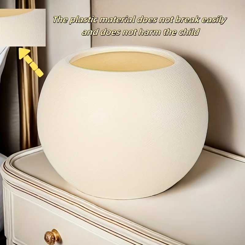 Indoor Outdoor Round Flower Pots, Lightweight Unbreakable Plastic Planters for Garden,  Balcony & Home Flower Planting - 3