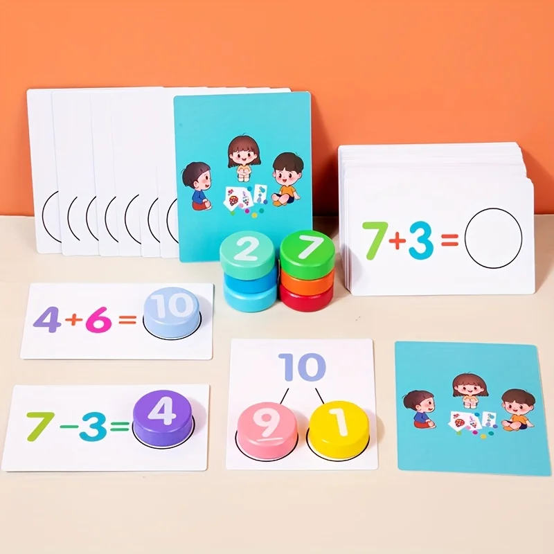 Kids Arithmetic Learning Cards 6