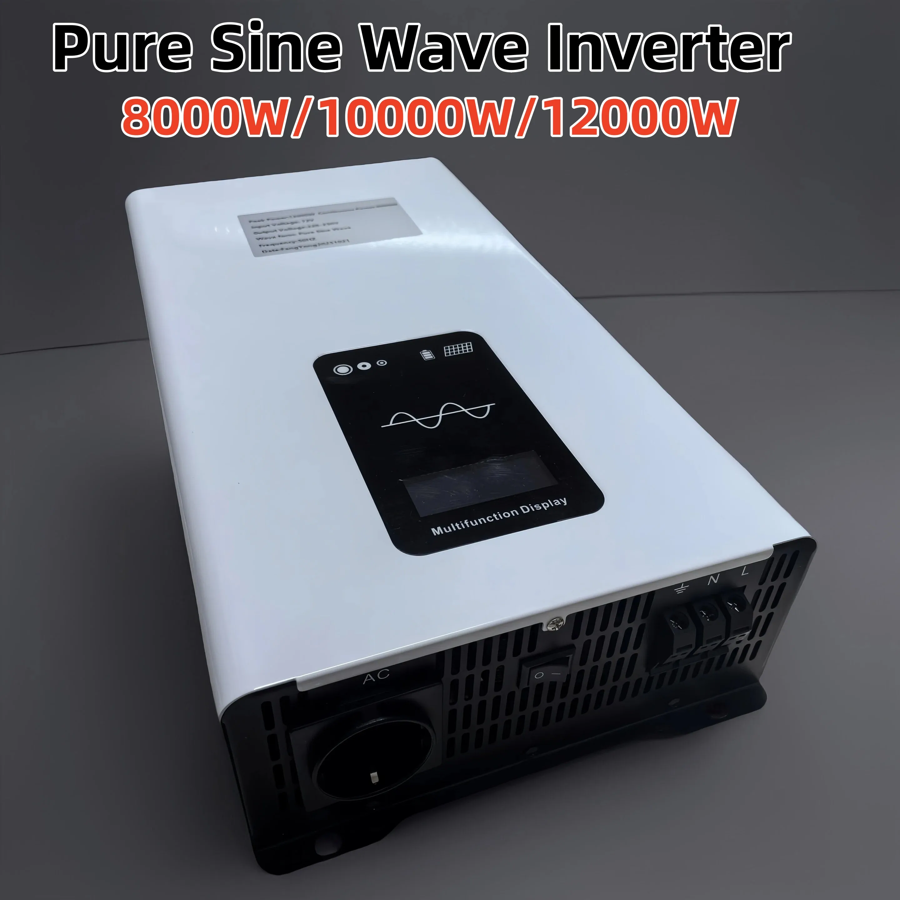순수 사인파 인버터 태양광 자동차 DC 12V 24V 48V 60V 72V 96V에서 ..