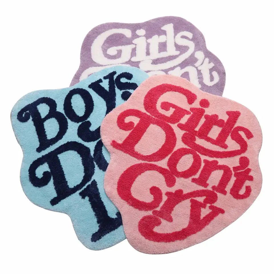 ラグ・カーペット Girls Don't Cry RUG Girls Don't Cry Accent Rug - Shop Online on roomtery