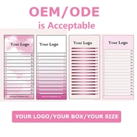 Private logo  for Eyelashes Extensions Personal Logo ODM/OEM Premade Volume Fans Lashes Customize Eyelash Wholesale Price 1