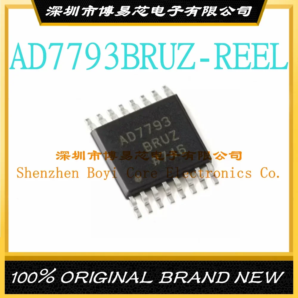 AD7793BRUZ-REEL TSSOP-16 original genuine 24-bit analog-to-digital converter (ADC) ad7799bruz reel tssop 16 original genuine 24 bit σ δ analog to digital converter adc ic chip