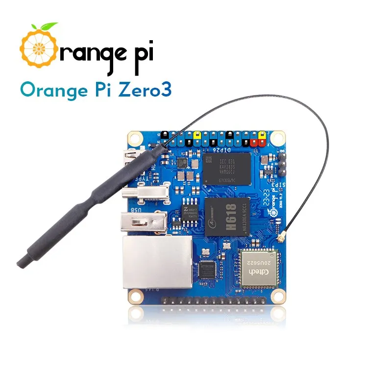 Orange Pi Zero3 4G 2G 1G RAM Allwinner H618 64 Ʈ USB2.0    5 + BT5.0 ⰡƮ LAN ɼ   ݼ ̽