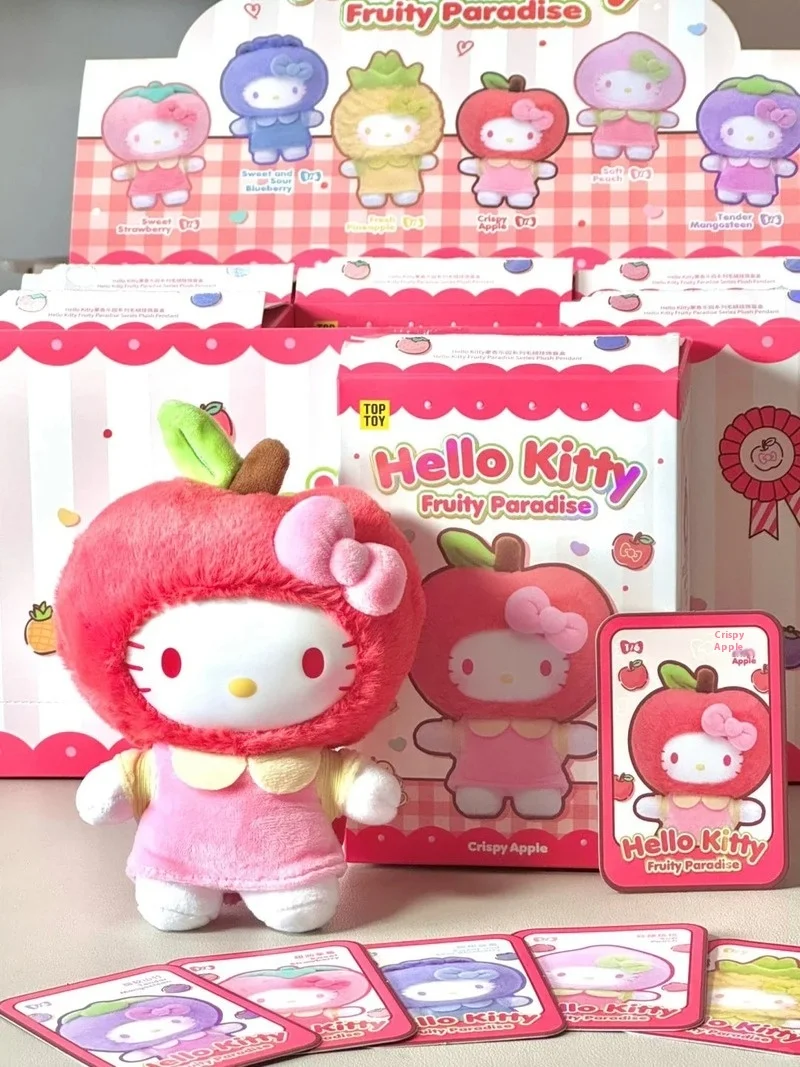 Genuine Sanrio Hello Kitty Fruit Paradise Plush Blind Box Cute