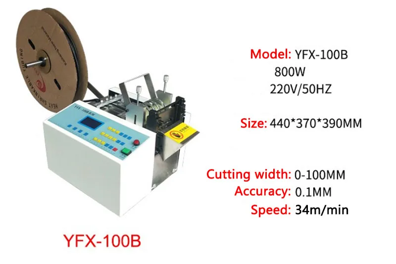 Yfx-100b High-accuracy Automatic Computer Belt Cutting Machine Electric Ribbon  Cutter Zipper Tape Cutting Machine 110v/220v 800w - Power Tool Sets -  AliExpress