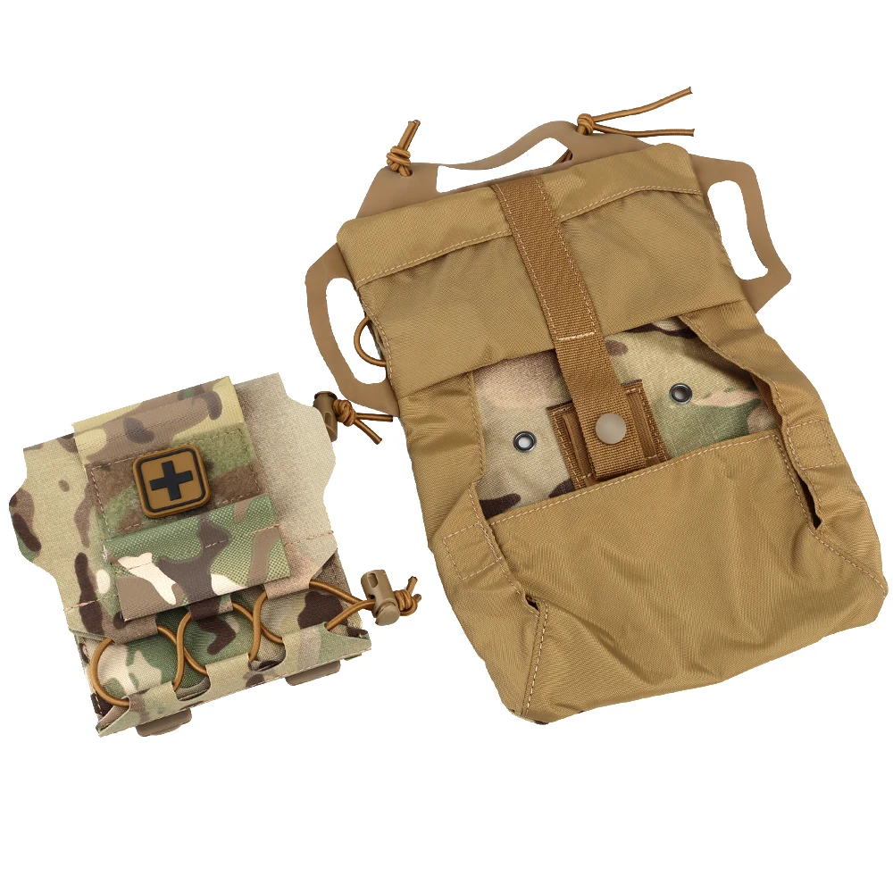 Tactical IFAK Medical Pouch MOLLE Rapid Deployment First-aid Kit Survival Outdoor Hunting Emergency Bag Camping Medical Kit 4