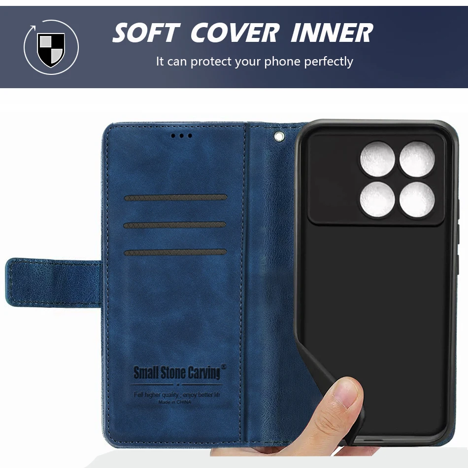 POCO X6 Pro 5G Phone Cover leather wallet case leather case phone case leather phone case For POCOX6 X 6 X6Pro