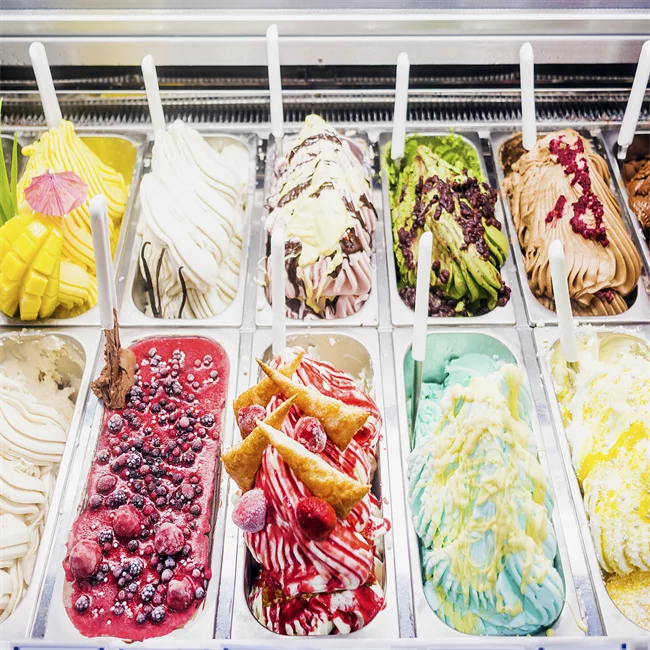 Digital Manufacture Commercial 3 Flavor Fruit Yogurt Soft Serve Machine Ice Cream For Making Ice Cream Makers For Business