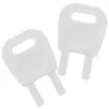 2 Pcs Plastic Tissue Box Key Toilet Paper Dispenser Commercial Replacement Keys For Home Kitchen Storage ganization Boxes 2