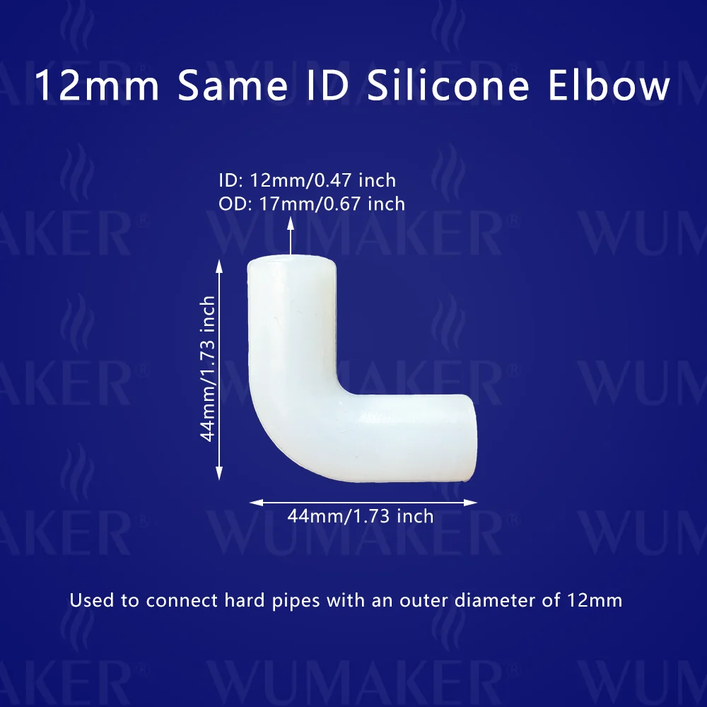 Flexible Silicone Right-Angle Elbow Connector for Versatile Applications