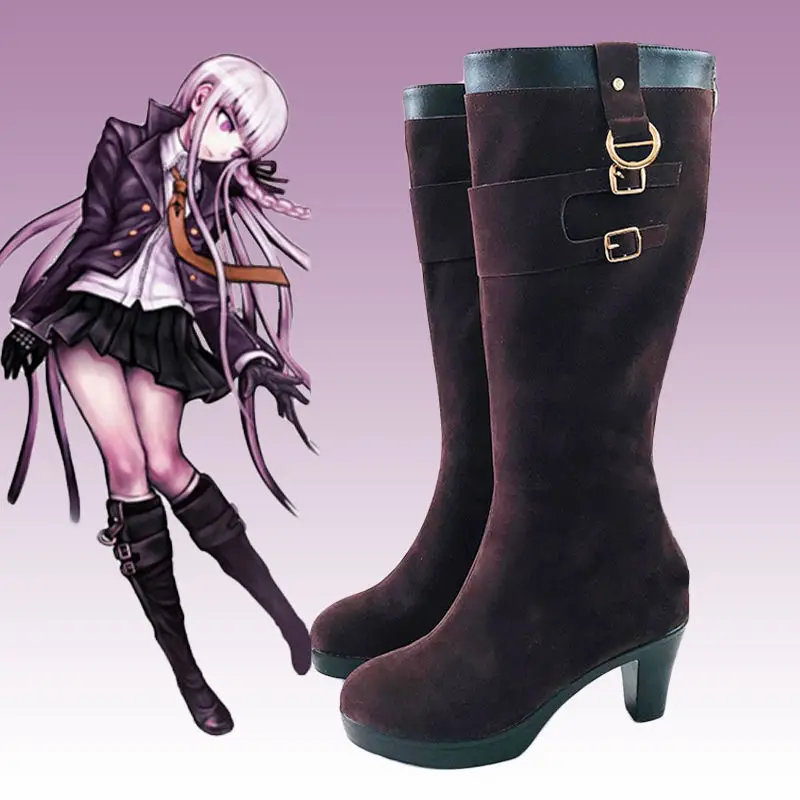 

Danganronpa Kirigiri Kyoko Cosplay Shoes Anime Handmade Boots