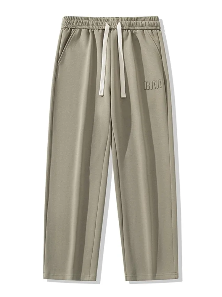 8XL Männer Gerade Jogginghose Breites Bein Baumwolle Track Hosen Kordelzug Brief Sport Baggy Hosen Beiläufige Lange Hosen Große Größe – Detail 20