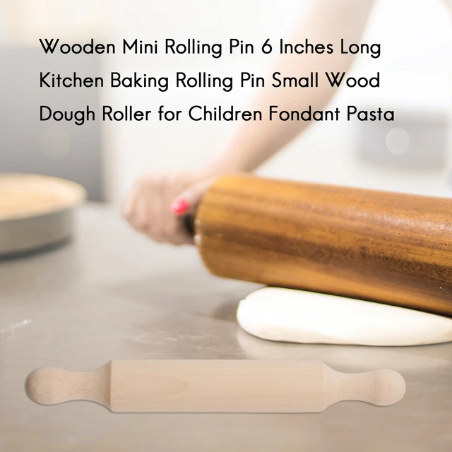 2PCS small rolling pin Small Wooden Kids Rolling Pin Rolling Pin