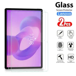 Crystal Clear HD Tempered Glass Screen Protectors - Premium Scratch - Resistant Film (2 - Pack) (2P - Idea Tab Pro 12.7)
