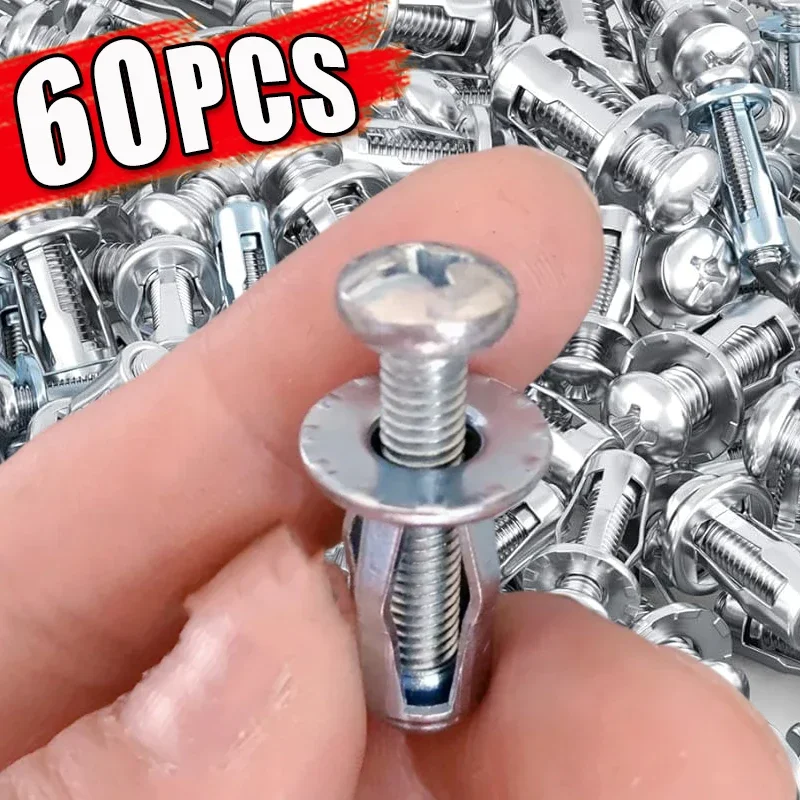 Description Picture 4 of itemExpansion Jack Nuts Screw Petal Screws Anchors Metal Expansion Plugs For Curtain Clamp Petal Rivet Lock Bolt Board Wall Fastener