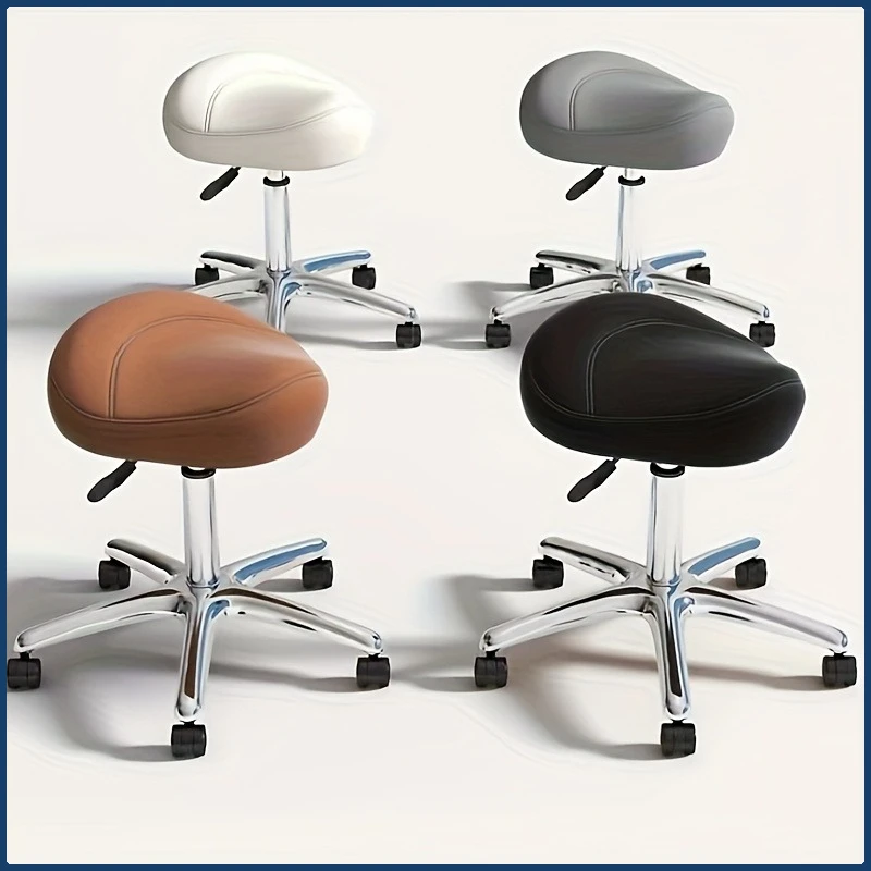 Professional Salon Chair Hydraulic Adjustable Height, 360 Swivel Barber Chair with Wheels,Ergonomic Styling Chair,office chairs