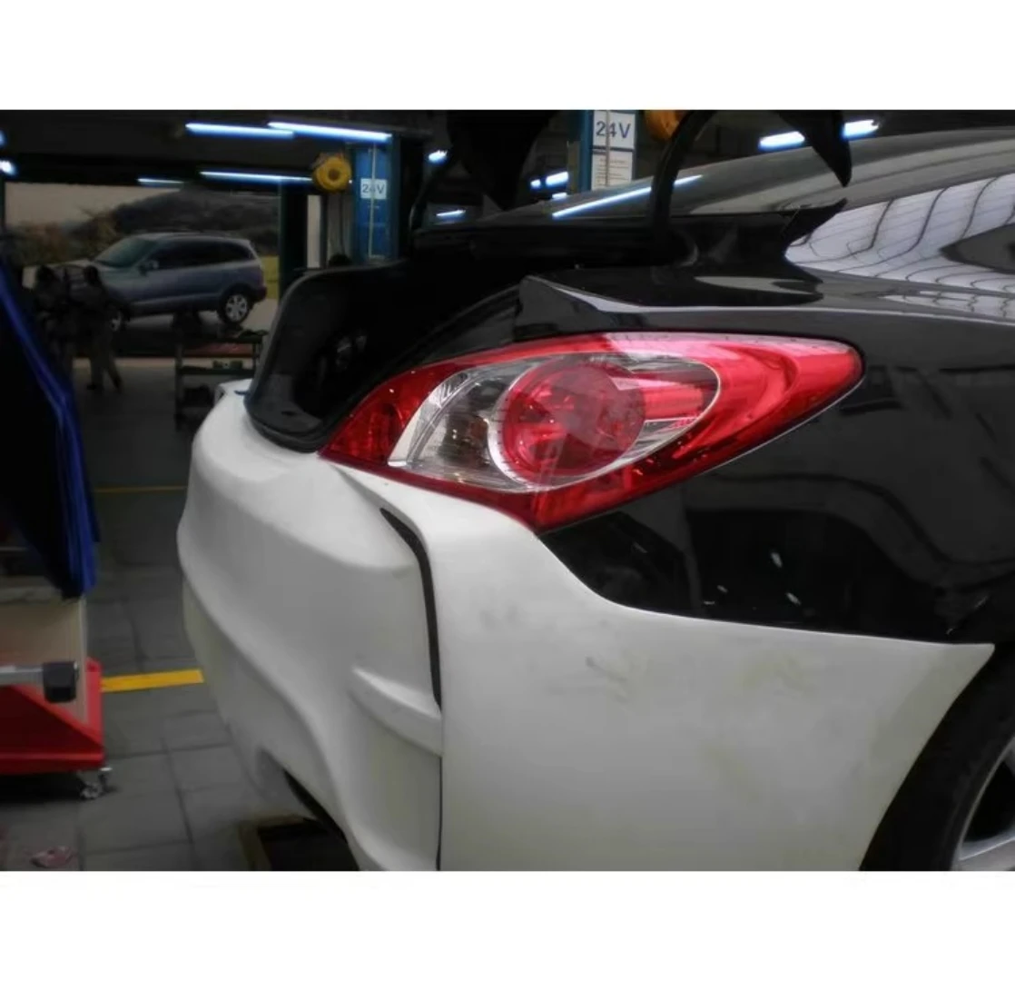 Conjunto de amortecedor dianteiro e traseiro, Resin Body Kit, Auto Acessórios, Fit para Hyundai Rohens Coupe, 2008, 2009, 2010, Converter saia lateral