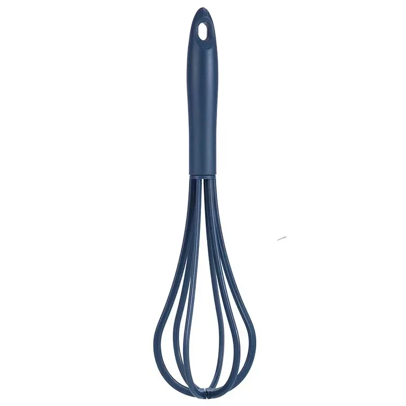 1Pcs Multifunctional Rotary Manual Egg Beater Mixer Mini Plastic Kitchen Egg Whisk Bake Tool Agitator Silicone Whisk