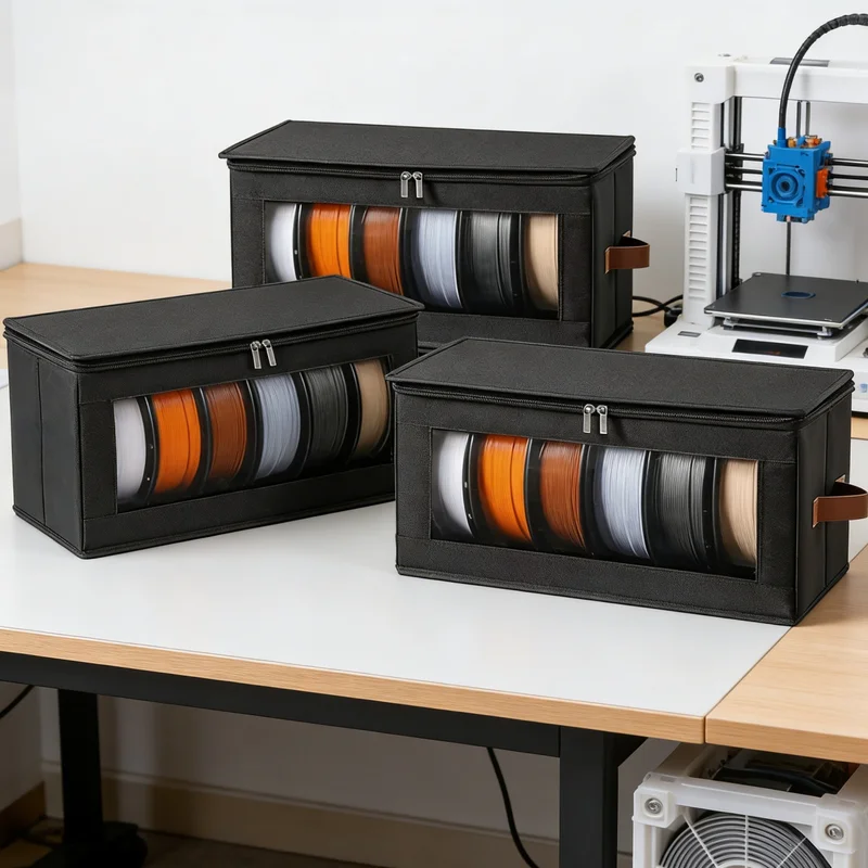 Filament Storage Bag - 3D Printer Containers, Printing Accessories Holder...