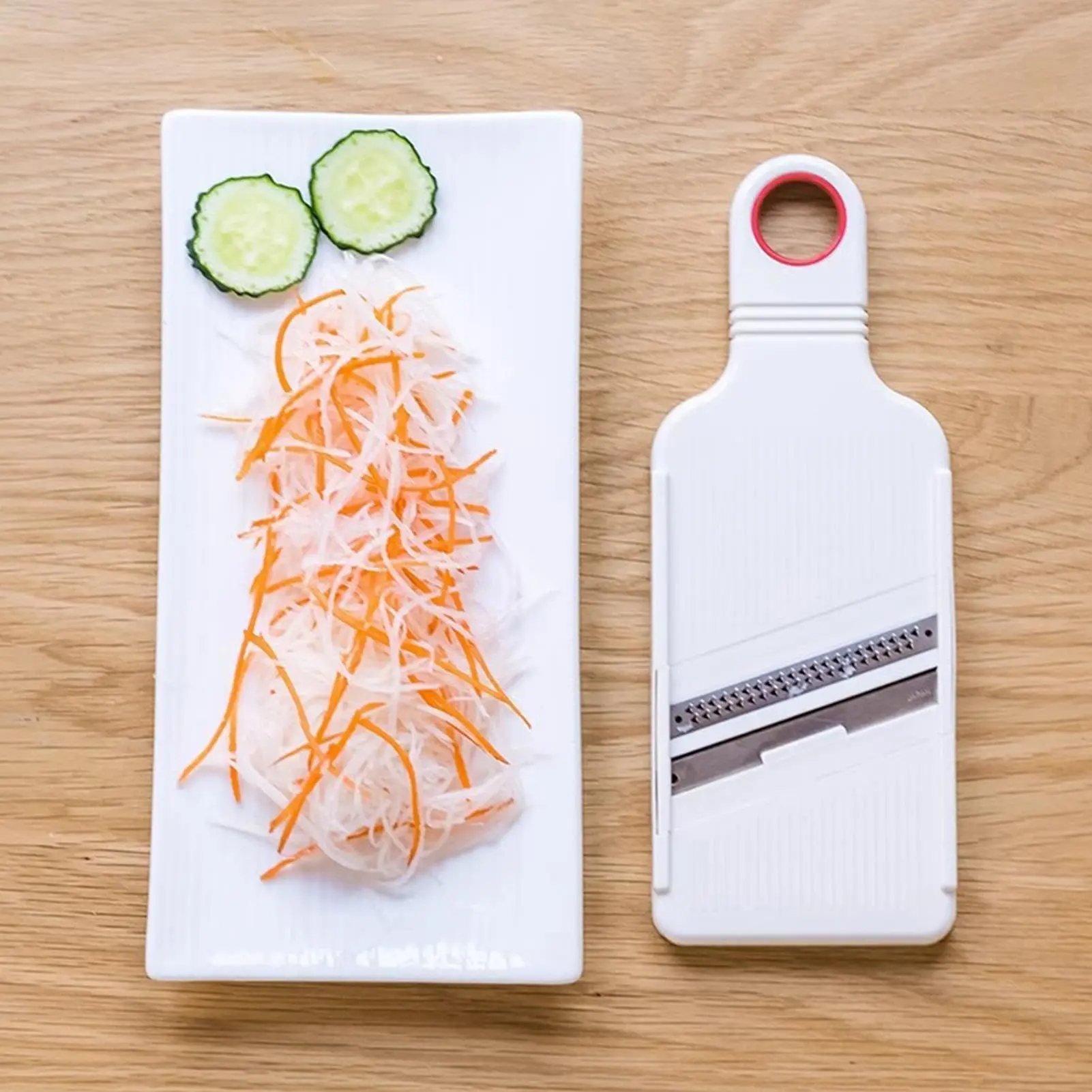 Cabbage Grater Salad Shavings Slicing Vegetable Shredder Stainless Steel Blades Veggie Chopper for Speedy Slicing Salad