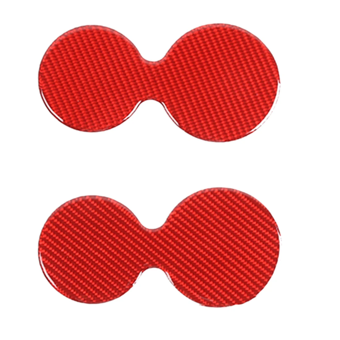 

Автомобильный держатель для стакана, коврики для чашки, декоративные наклейки для крышки Dodge RAM 1500 2018-2022, аксессуары, красный Карбон