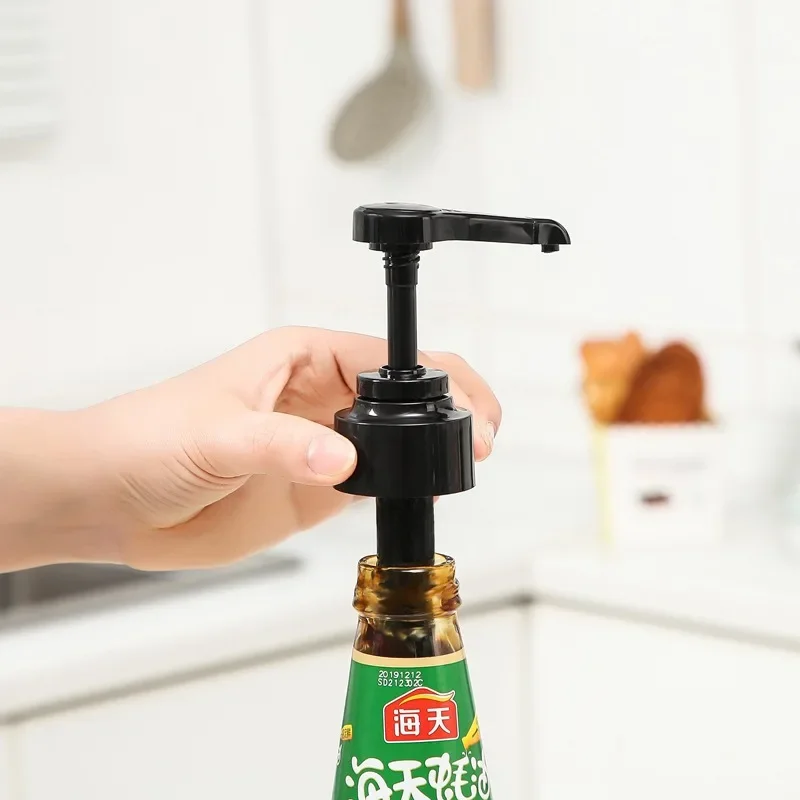 Extruded Oyster Sauce Household Oil Pot Oyster Sauce Bottle Seasoning Pump Head Universal Quantitative Extrusion Nozzle