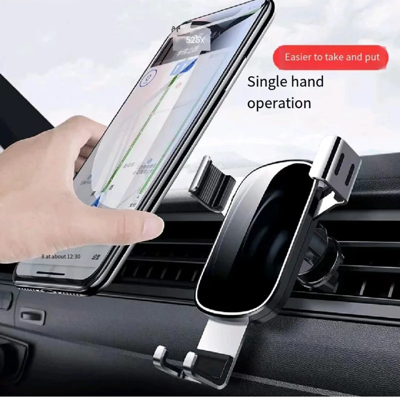 

Soporte Celular Para Auto Suitable For Car Air Vent Clip Installation Mobile Phone Holder On CarCell Stand Smartphone GPS Suppor
