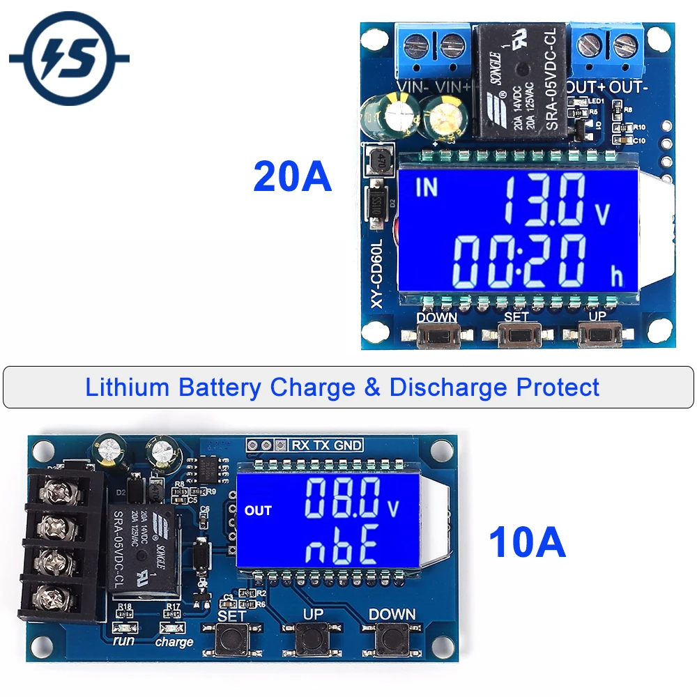 Module De Protection De Charge Batterie 6-60V 10A - Contrôleur Automatique Charge/décharge Pour Solaire, éolien, Véhicules électriques