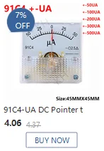 91L4 AC 0-150V 250V 300V 450V Analog Panel Volt Spannung Meter Voltmeter Gauge 91L4 AC 0-150V – Detail 7