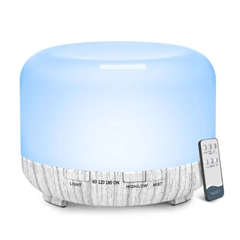 500ML Aromatherapy Oil Diffuser, Auto Shut Off (When Water Runs Out) Essential Oil Aroma Diffuser Humidifier for Home Office 1