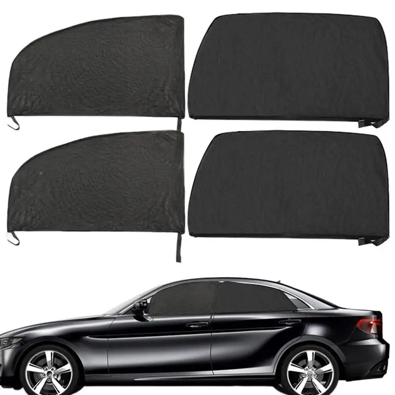 

Car Screen Window Sunshade Net Universal Side Window Shade Curtain Repellent Anti Mosquito Privacy Mesh Net UV Sunshine Protect
