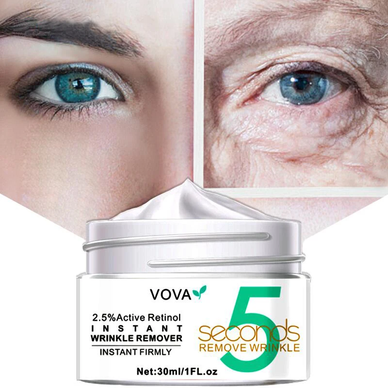 5 Seconds Retinol Anti-Wrinkle Cream Instant Anti Aging Firming Lifting Fade Fine Line Face Moisturizing Nourish Skin Care |