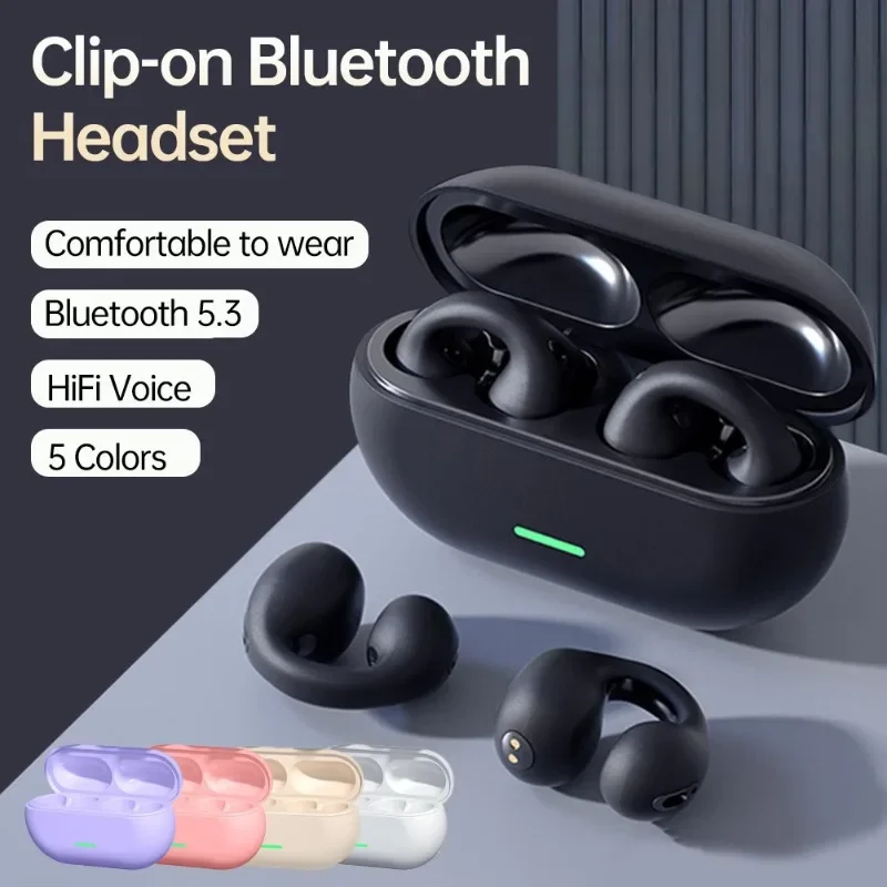 Wireless Bluetooth Bone Conduction Headphones Waterproof Sports Earphones