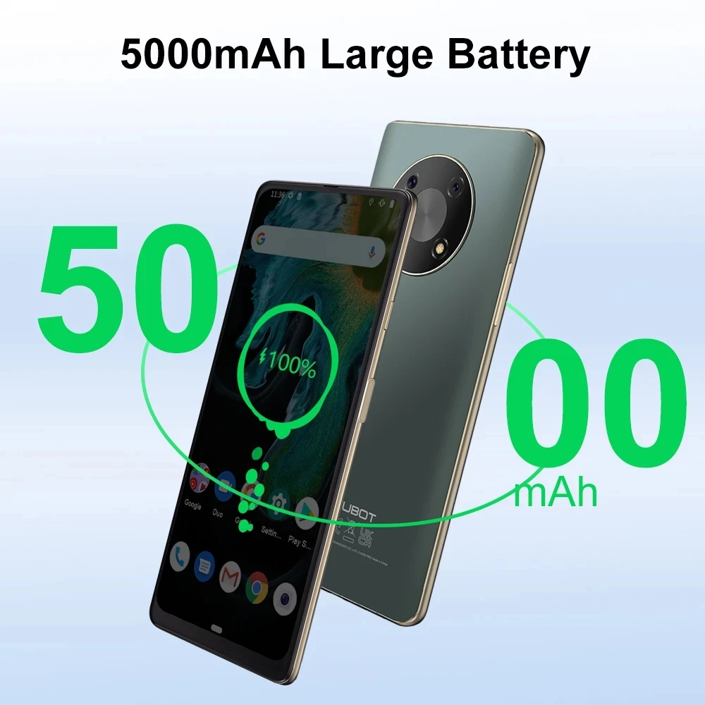 New Cubot MAX 3 Smartphones 6.95Inch Ultra Large Full Screen 48MP Triple Camera 5000mAh Battery Android 11 4G Mobile Phone NFC