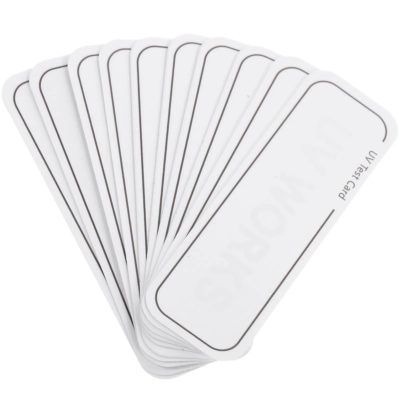 10Pcs Uv 테스트 카드 Uv 살균기 소독 상자 용 경량 식별 카드 홈 표시기 테스트 식별 카드