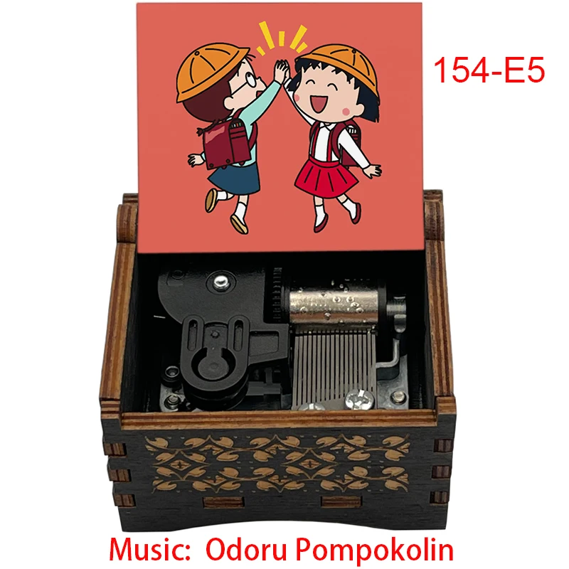 Chibi Maruko chan anime music Odoru Pompokolin Theme Song mechanical music box girls girlfriend kids toy birthday Christmas gift