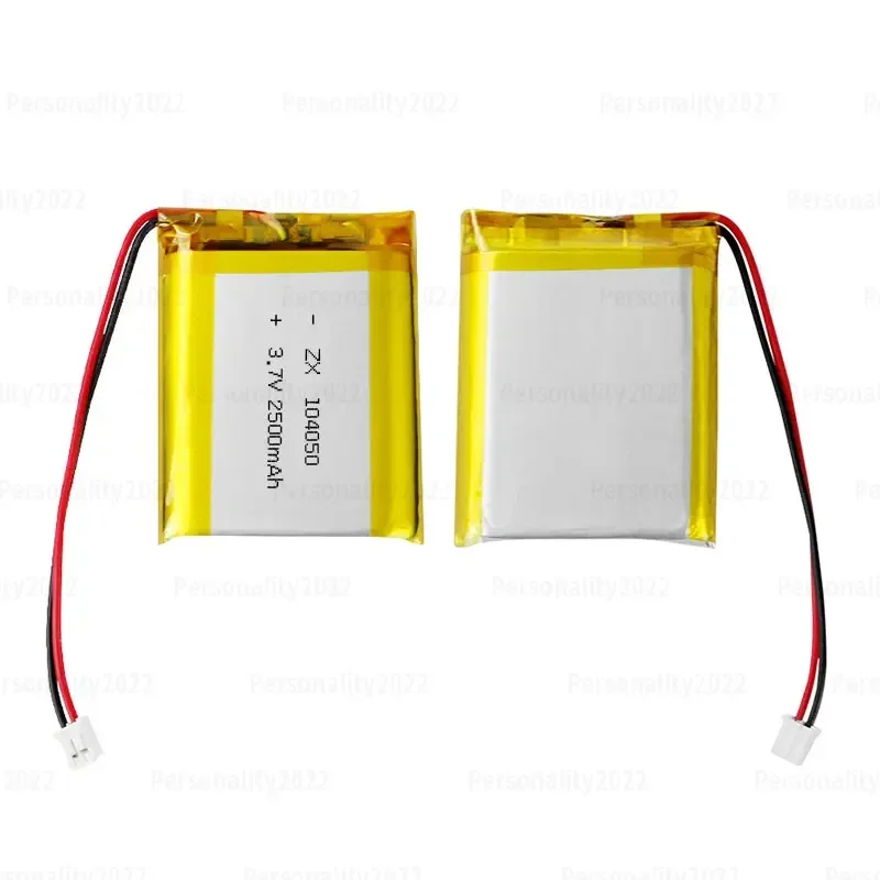 104050 Battery 2500mAh 3.7V Lipo Polymer Lithium Batteries for Smart Curtains GPS LED Light Remote Control Rechargeable Cell rechargeable lithium batteries