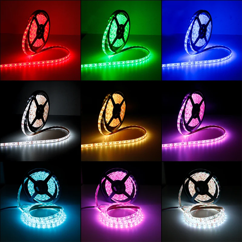 LED Strip Light 20m 15m 10m 1-5m for Room Decor Color RGB 5050 LED Tape 5V LED for TV Backlight and House Party Neon Lighting